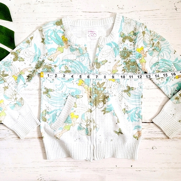 Disney Fairies Tinkerbell Zip Up Sweater - Picture 7 of 10